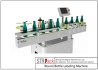 Máquinas de etiquetado cuadradas redondas autas-adhesivo de la etiqueta engomada de la botella con el formato flexible