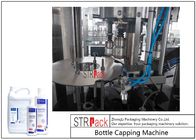 Botella rotatoria máquina que capsula rotatoria de la máquina que capsula/4 cabezas para los tapones de tuerca plásticos