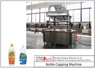 CPM líquido de la máquina 200 de la botella en línea de lavado que capsula con el marco resistente
