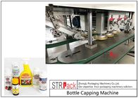 Máquina que capsula de alta velocidad del tornillo de botella del eje flexible con 60-150 botellas por minuto