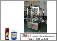 Máquina automática de llenado de botellas con condimentos en polvo para harina de café, chilli, detergente de leche
