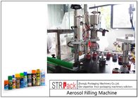 Eficacia alta de la máquina de rellenar del aerosol de la capacidad 2000CPH con el placer de la válvula automática