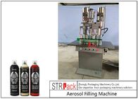 Máquina de rellenar semi automática de la pintura de espray de aerosol para el ambientador de aire/el refrigerante