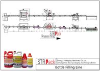 Línea química agra del embotellado/línea líquida farmacéutica de las máquinas de rellenar del funcionamiento estable