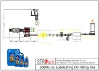 Línea 500ML - línea del embotellado de la eficacia alta del relleno del aceite lubricante 5L