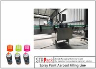 Línea neumática línea de relleno ISO9001 del embotellado del aerosol de la pintura de espray