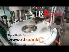 Ear / Nasal Spray Bottle Filling Machine , 5-30ml Oral Liquid Filling Machine