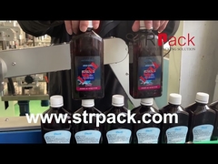 Frente de alta velocidad y botella trasera de la máquina de etiquetado etiquetado lateral doble