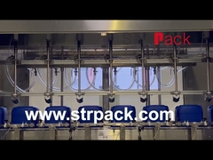 máquina de etiquetado plástica de la máquina de la máquina de rellenar de Jerry Can Liquid Net Weigh del tambor que capsula 20L