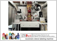 Máquina de etiquetado de botellas de calefacción automática con aplicador de manga retráctil de túnel de vapor