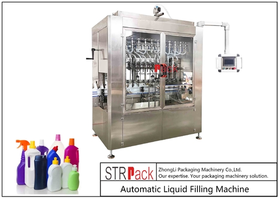 Máquina de rellenar líquida automática de la cabeza multi de la alta exactitud para el agua y la sustancia química diaria