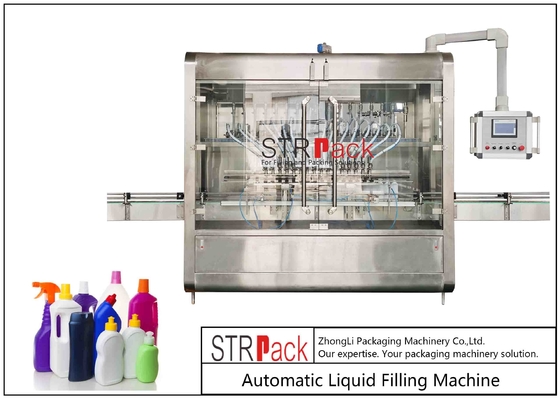 Máquina de rellenar líquida automática de la cabeza multi de la alta exactitud para el agua y la sustancia química diaria