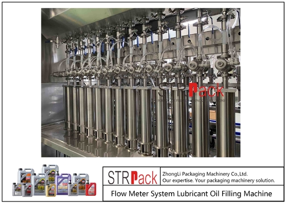 Estafa adaptable plástica completamente automática de la máquina de rellenar de la Multi-cabeza del aceite de motor de la industria de los productos del coche de la botella del precio de fábrica