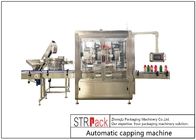 Máquina automática para tapar botellas con diámetro de botella de 20 - 100 mm 50 - 60 botellas/velocidad mínima para tapar