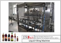 Máquina de rellenar líquida linear automática de 16 bocas, máquina de embotellado plástica