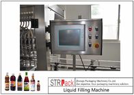 Máquina de rellenar líquida linear automática de 16 bocas, máquina de embotellado plástica
