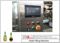 Máquina de rellenar para el condimento, máquina de rellenar de la goma automática del aliño de ensaladas del pistón 350G