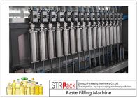 Máquina de rellenar del aceite de cocina de 10 bocas, equipo embotellador comestible 0.5-5L 3000 B/H del aceite vegetal