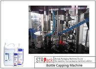 Botella rotatoria máquina que capsula rotatoria de la máquina que capsula/4 cabezas para los tapones de tuerca plásticos