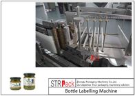 Máquina de Tin Bottles Cold Glue Labeling con el papel mojado del pegamento para la botella de aceite vegetal redonda