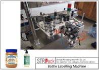 Capacidad de máquina cosmética de etiquetado de la botella redonda 100 BPM con control de la pantalla táctil