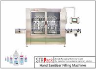 Máquina de rellenar líquida automática del desinfectante de la mano para el jabón líquido, el desinfectante, el detergente, el blanqueo, el gel etc del alcohol
