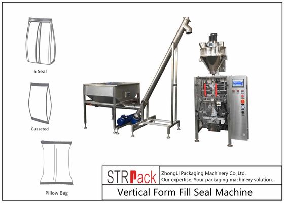 empaquetadora de leche en polvo 500g hechura/relleno/soldadura con el llenador 50 BPM del taladro
