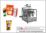 Empaquetadora rotatoria de la pasta de tomate de la empaquetadora de la bolsa automática de Doypack con el control del PLC para el acondicionamiento de los alimentos líquidos
