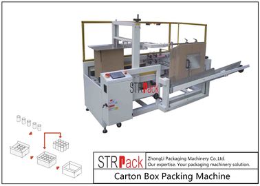 Máquina de la empaquetadora del cartón de la alta capacidad/del montador del caso para la línea del embotellado